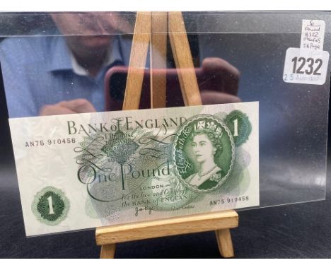 Pound note First Series B322 unc Page