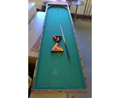 A Victorian mahogany bagatelle board