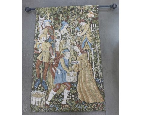 A French style wall hanging tapestry
