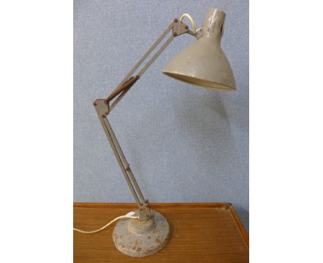 An anglepoise lamp