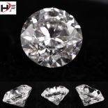 Round Brilliant Cut Natural 1.00 Carat H Colour VVS1 Clarity Diamond - GIA Certificate