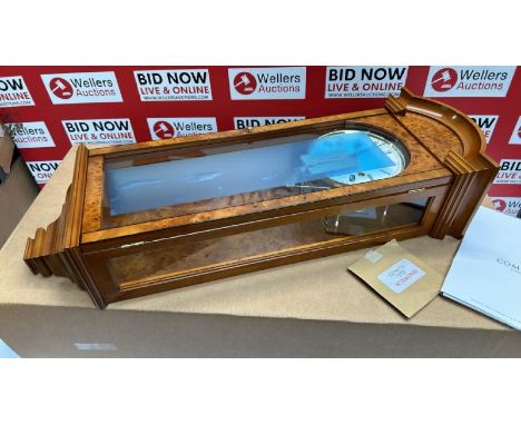 COMITTI YEW BREAK ARCH REGULATOR WALL CLOCK / RRP: £2,240 / NEW, OPENED BOX  / H37