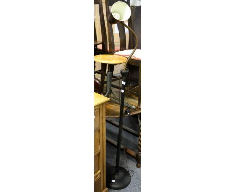An angle poised style standard lamp