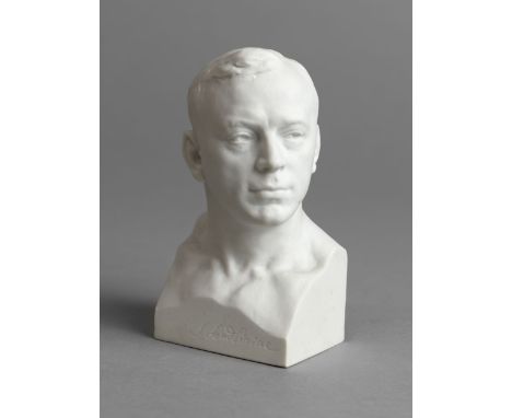SOUDBININE, SERAPHIN(1867–1944) Portrait of the Opera Singer Leonid Sobinov , signed, dated 1915 and with&nbsp; manufactory m