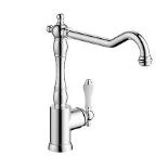 Cooke & Lewis Belmore Chrome effect Kitchen Side lever Tap. - PWBW.