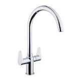 Cooke & Lewis Kigal Chrome effect Kitchen Monobloc Tap. - PwBW.