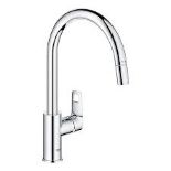 Grohe StartCumbria Single-lever Chrome-plated Kitchen Side lever Tap. - PWBW. RRP £130.00.