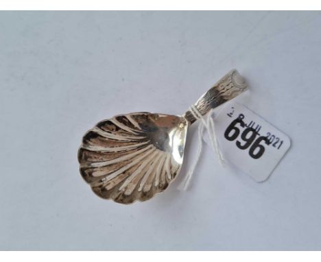 Another caddy spoon with shell bowl - London 1812 by RC