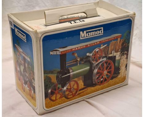 A boxed Mamod traction engine in mint condition 
