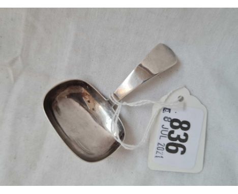 Another caddy spoon with oblong bowl Sheffield 1926 by RP 