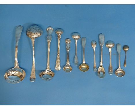 A George III silver Sauce Ladle, by Thomas Wilkes Barker, hallmarked London, 1814, fiddle and shell pattern, 7in (18cm) long,