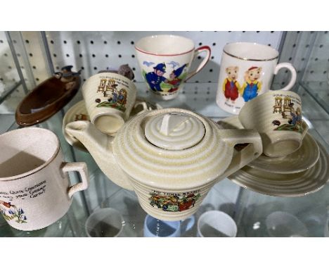 A small quantity of antique Commemorative China, comprising a Paragon china Mug commemorating the coronation of King George V