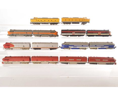 Rivarossi Archive American HO Gauge Diesel Locomotives (6),  all unboxed, A &B units, ML 4000 Rio Grande, C-430 locomotives, 