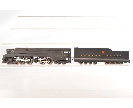 Rivarossi Archive Early HO Gauge American Streamline Steam Locomotive and Tender,  unboxed 4-4-4-4 Pennsylvania 6925 TI locom