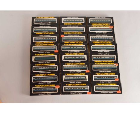 Graham Farish N Gauge BR Blue Grey Coaching Stock (24), all boxed, 0705 (2), 0805 (3), 0815 (2), 0778 (3), 0805 (3), 0685 (2)