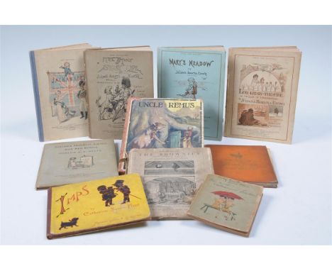 A collection of books comprising authors to include Juliana Horatio Ewing, subjects to include 'Jackanapes', illustrations by