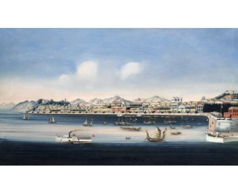 Chinese School, late 19th CenturyMacau oil on canvas45.7 x 78.1cm (18 x 30 3/4in).Footnotes:ProvenanceWith Paul Mason Gallery