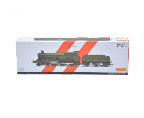 Hornby OO gauge model railway locomotive with tender, ref R3864 GWR Star Class 4-6-0 'Lode Star', 4003, Railway Museum editio