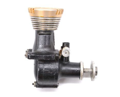Drone vintage fixed compression diesel aero model aircraft engine, loose.