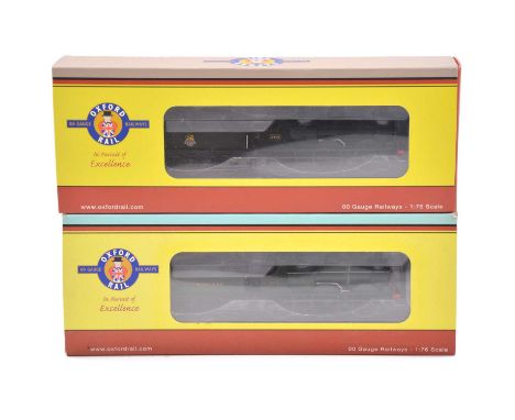 Oxford Rail OO gauge model railway locomotives with tenders, two including ref OR76DG003XS 2475 Dean Goods; ref OR76DG002XS 2