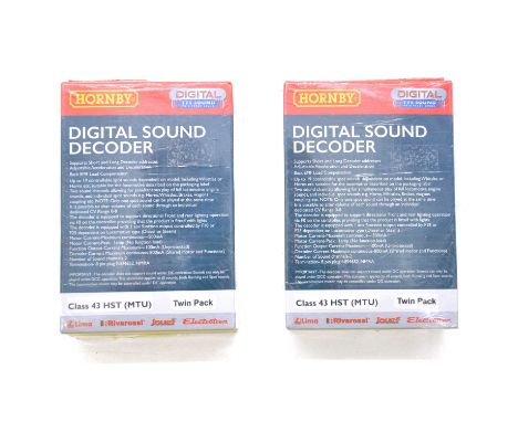 Hornby ref R8120 TTS sound decoder class 43 HST (MTH) twin packs (x2), unused. Qty: 2
