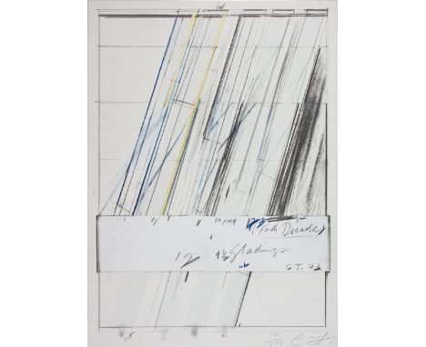 Cy Twombly (1929 Lexington - 2011 Rom)Ohne Titel aus 'Hommage à Picasso', Farboffsetlithografie auf Papier, 76 cm x 56 cm Bla