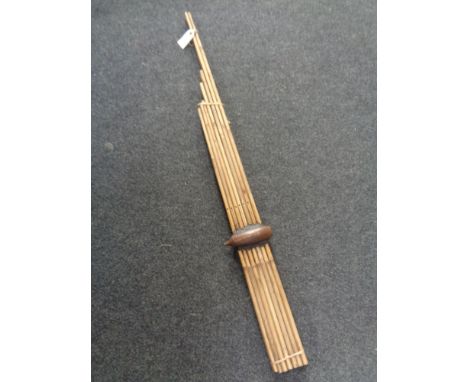 A bamboo pipe musical instrument 