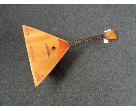 A balalaika 