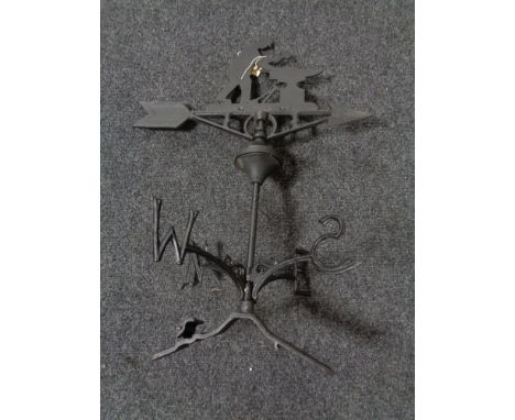 A metal Blacksmith weather vane 