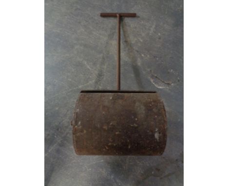 A garden roller 