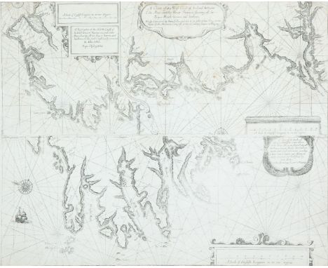 John Seller (1634-1697)(i) Chart of the North-West Coast of Ireland(ii) Chart of the West Coast of Ireland(iii) Chart of the 