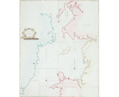Murdoch Mackenzie Chart of East Ireland and the Irish Sea This is the 6th chart in Vol. II of A Maritime Survey of Ireland, p