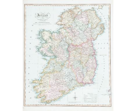 Robert Wilkinson (1785-1825)IrelandPublished in his General Atlas of the World.  London, 1794.  505 x 605.  Abl 246(ii).