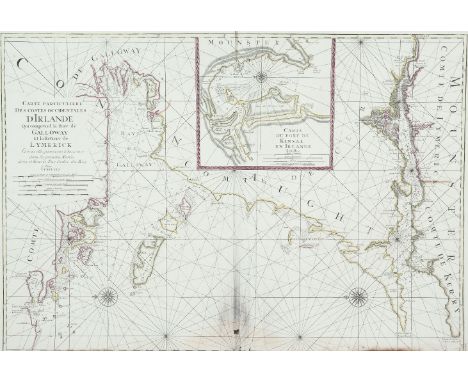 Mortier, Pieter IIIChart of Galway Bay and the Shannon Estuary (865 x 595mm)This chart is from Le Neptune Francois, published