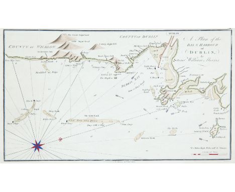 William MorrisChart of Dublin BayThis is the last chart in William Morris's Plans of the Principal Harbours, Bays & Roads in 