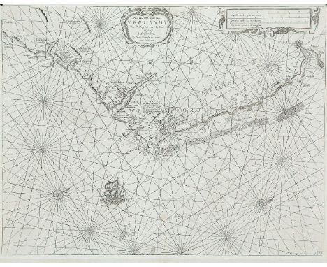 Theunis Jacobsz (1606-1650)A Set of Four Charts of Ireland and the Irish Sea, 1667, including South-east, North-east, North-w