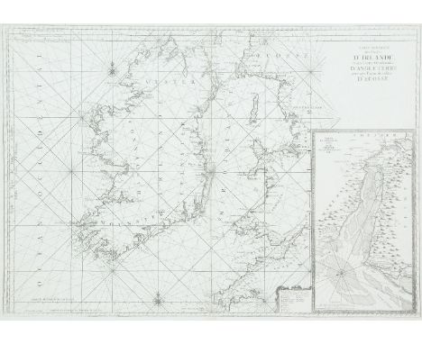Charles PeneA Chart of Ireland and the West Coast of England (1753)“Carte Generale des Costes d`Irlande et des Costes Occiden