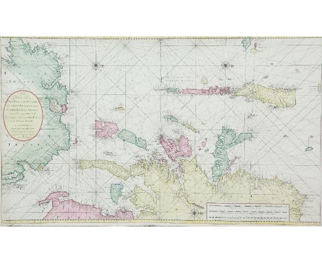 Johannes van Keulen (c. 1654-1715)Chart of the North Coast of Ireland and W. Scotland Koeman No.  244.  It occurs first in va