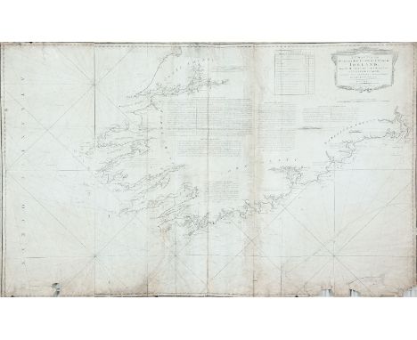HuddartChart of the South-West Coast of Ireland The title is in a classical rectangular frame in the top right corner and rea