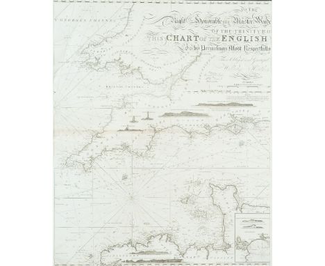 William Heather VIIIChart of the St. George`s and English Channels (1,910 x 790 mm.)There an unframed dedication to the top c