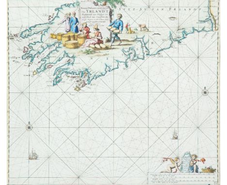 Johannes van Keulan (c. 1654-1715)Chart of the South-West Coast of Ireland Koeman No.  80.  There is a boxed 20 in the lower 