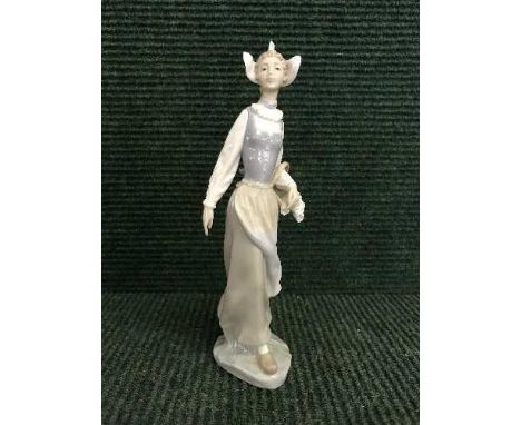 A Lladro figure - girl with basket 