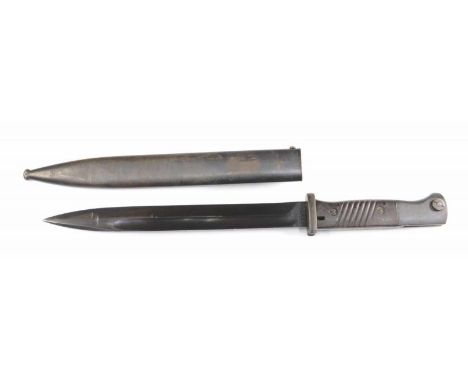 KAMPF-BAJONETT K98KDeutschland – Drittes Reich,1937 / 1941Klinge gezeichnet: „7220 b / 41 ddl“. Schalen aus Schwarzbakelit, S
