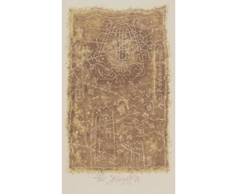 Zdeněk Sklenář (1910-1986)OVID1973Lithografie auf Papier, 285x214 mm, signiert und datiert in Bleistift am Unterrand „135/200