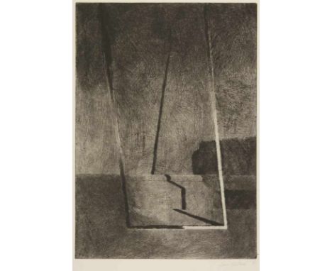 Dana Chatrná (1956-?)LICHTWEG1985Kaltnadel auf Papier, 447x330 mm, gezeichnet „8/21“, signiert und datiert rechts unten „Dana