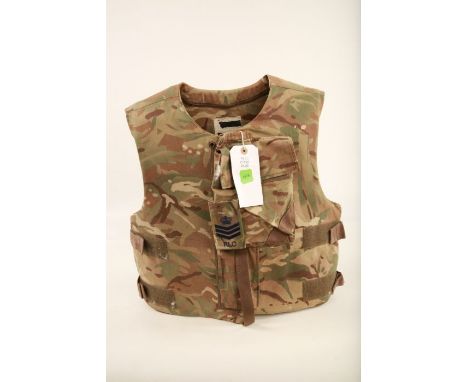 A British Army Royal Logistic Corps camouflage flak jacket / body armour


Reserve: £80
#1436