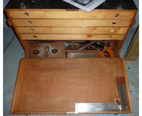Large box of pattern makers tools (Dave Carter pattern maker died 2014)
