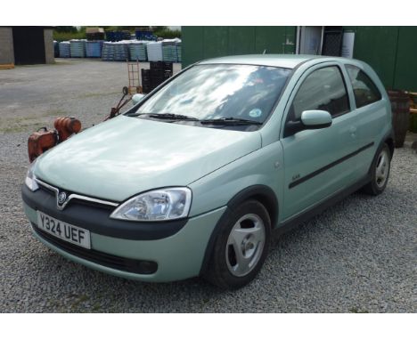 Y reg Vauxhall Corsa, 1 year's MOT, 62,000 miles