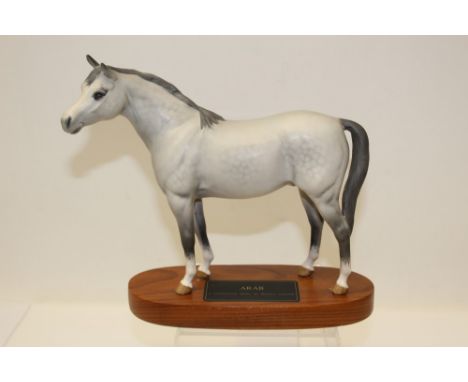 Beswick Connoisseur model - Arab horse, on plinth base