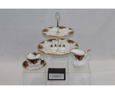 Royal Albert Old Country Roses tea and dinnerware (53 pieces)   CONDITION REPORT  Comprising of one teapot, seven tea cups, s